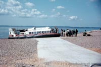 The SRN6 with Hovertravel - Landed at Southsea (Pat Lawrence).